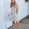 Boutique Simplified Mint To Be Swing Dress