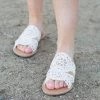 Boutique Simplified New Arrivals Crochet Raffia Sandals