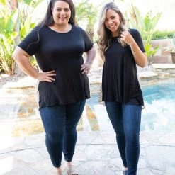 Boutique Simplified Live Free Laced Tunic