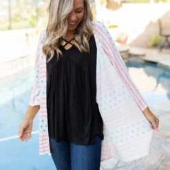 Boutique Simplified New Arrivals United We Stand Kimono Cardigan