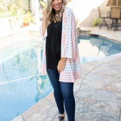 Boutique Simplified New Arrivals United We Stand Kimono Cardigan