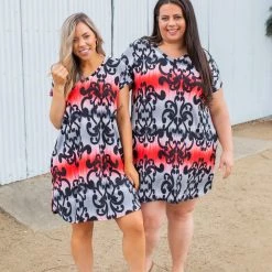 Boutique Simplified New Arrivals Damask You A Question T-shirt Dress 17 Boutique Simplified New Arrivals Damask You A Question T-shirt Dress