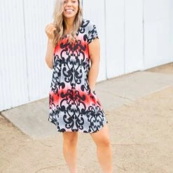 Boutique Simplified New Arrivals Damask You A Question T-shirt Dress 19 Boutique Simplified New Arrivals Damask You A Question T-shirt Dress