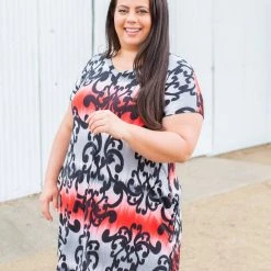 Boutique Simplified New Arrivals Damask You A Question T-shirt Dress 23 Boutique Simplified New Arrivals Damask You A Question T-shirt Dress