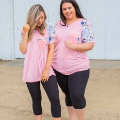 Boutique Simplified Meet In The Middle Short Sleeve Raglan New Arrivals