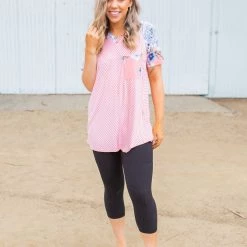 Boutique Simplified Meet In The Middle Short Sleeve Raglan New Arrivals