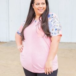 Boutique Simplified Meet In The Middle Short Sleeve Raglan New Arrivals