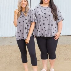 Boutique Simplified Starry Night Short Sleeve Top New Arrivals 16 Boutique Simplified Starry Night Short Sleeve Top New Arrivals