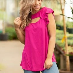 Boutique Simplified Peek A Boo Flutter Sleeve New Arrivals 15 Boutique Simplified Peek A Boo Flutter Sleeve New Arrivals