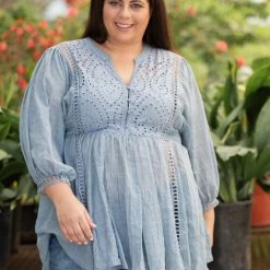 Boutique Simplified Take Me Out Lace Tunic