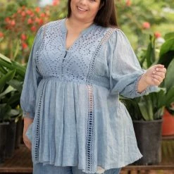 Boutique Simplified Take Me Out Lace Tunic