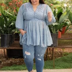 Boutique Simplified Take Me Out Lace Tunic