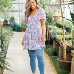 Boutique Simplified New Arrivals Floral Belle Tiered Swing Dress