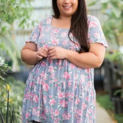 Boutique Simplified New Arrivals Floral Belle Tiered Swing Dress