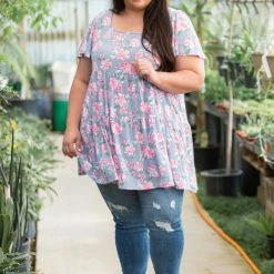 Boutique Simplified New Arrivals Floral Belle Tiered Swing Dress