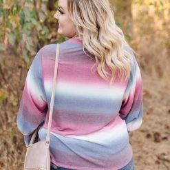 No Ship Drop Ship New Arrivals Caught Up In You Striped Ombre' Top