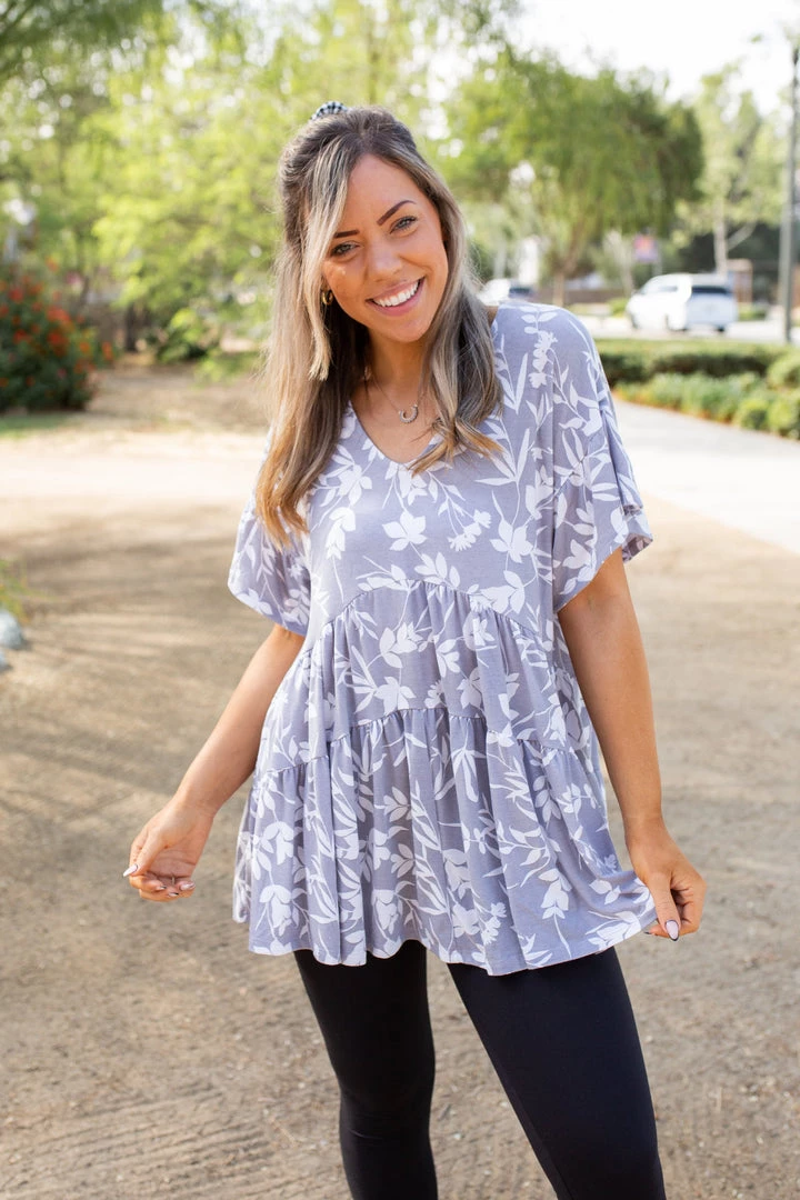 Boutique Simplified New Arrivals Whimsical Tiered Babydoll 7 Boutique Simplified New Arrivals Whimsical Tiered Babydoll