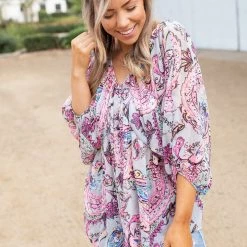 Boutique Simplified New Arrivals Mystic Vibes Woven Top