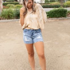 Boutique Simplified Vintage Leaf Dolman