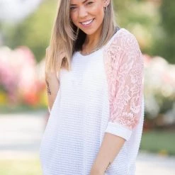 Boutique Simplified New Arrivals Pure Delightfulness Laced Dolman