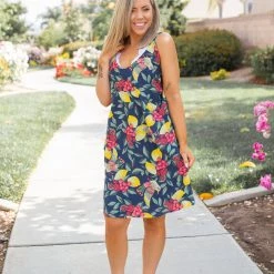 Boutique Simplified New Arrivals Raspberry Lemonade Summer Dress