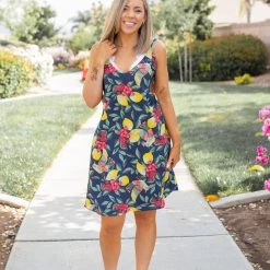 Boutique Simplified New Arrivals Raspberry Lemonade Summer Dress