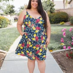 Boutique Simplified New Arrivals Raspberry Lemonade Summer Dress