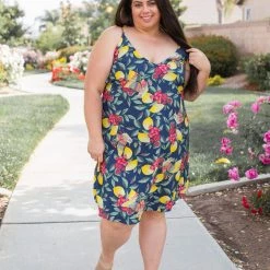 Boutique Simplified New Arrivals Raspberry Lemonade Summer Dress