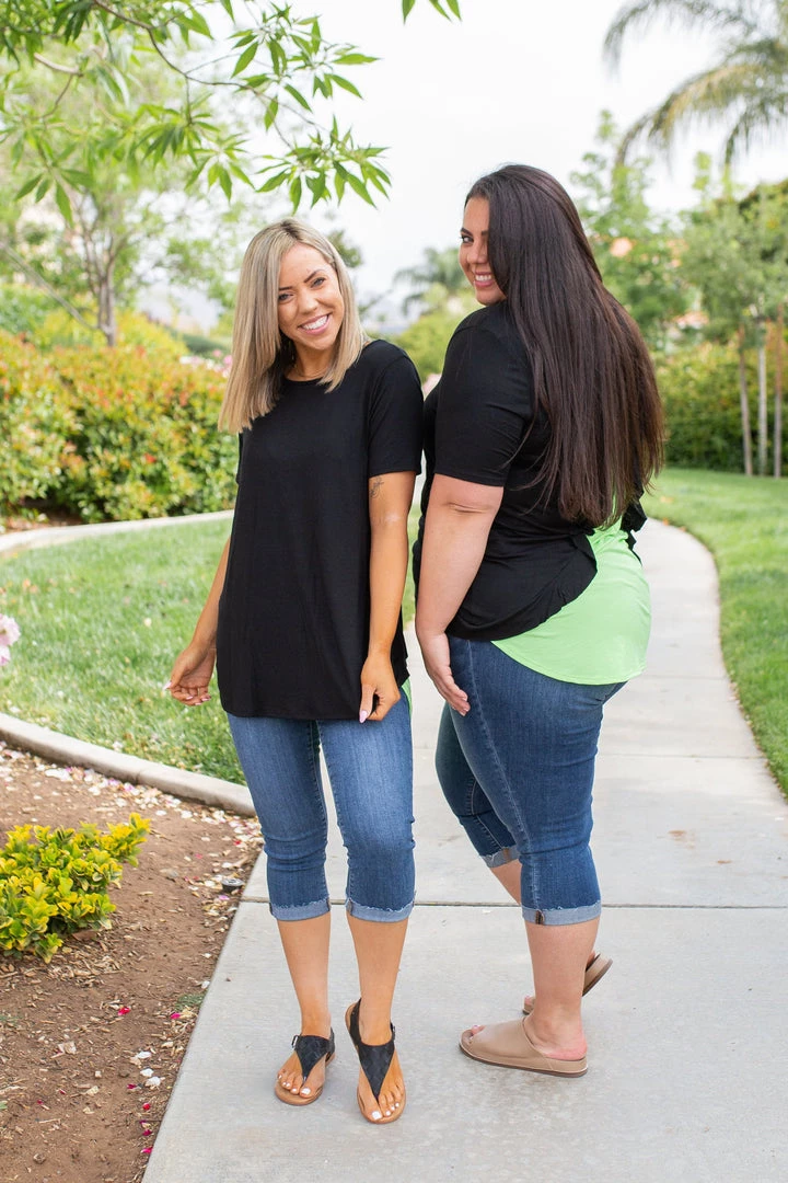 Boutique Simplified Lime-A-Rita Short Sleeve Top 6 Boutique Simplified Lime-A-Rita Short Sleeve Top