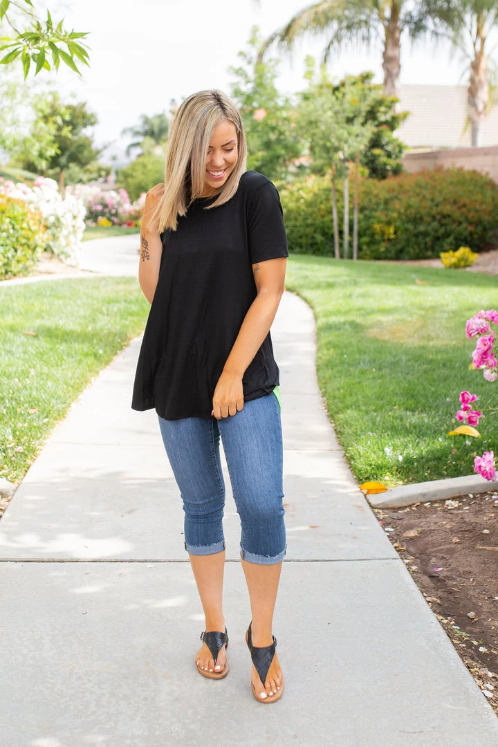 Boutique Simplified Lime-A-Rita Short Sleeve Top 4 Boutique Simplified Lime-A-Rita Short Sleeve Top