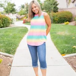 Boutique Simplified Totally Radical Sleeveless Top