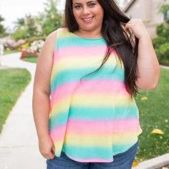 Boutique Simplified Totally Radical Sleeveless Top