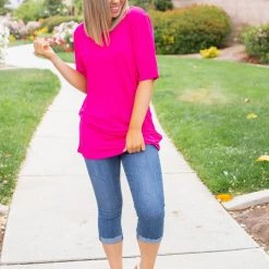 Boutique Simplified Grand Ol' Flag Short Sleeve Top