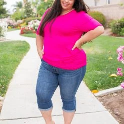 Boutique Simplified Grand Ol' Flag Short Sleeve Top