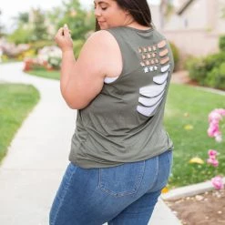 Boutique Simplified Oh Say Can You See Olive Sleeveless Top New Arrivals 20 Boutique Simplified Oh Say Can You See Olive Sleeveless Top New Arrivals