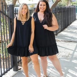 Boutique Simplified Summer Noir Ruffled Dress 13 Boutique Simplified Summer Noir Ruffled Dress