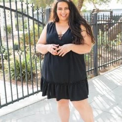 Boutique Simplified Summer Noir Ruffled Dress 19 Boutique Simplified Summer Noir Ruffled Dress