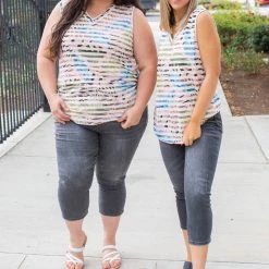 Boutique Simplified New Arrivals Subliminal Messages Sleeveless Top