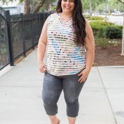 Boutique Simplified New Arrivals Subliminal Messages Sleeveless Top