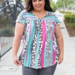 Boutique Simplified Just Because Short Sleeve Top New Arrivals