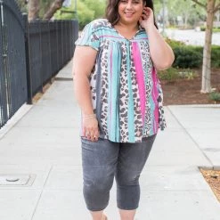 Boutique Simplified Just Because Short Sleeve Top New Arrivals