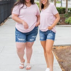 Boutique Simplified Good & Plenty Boyfriend Top