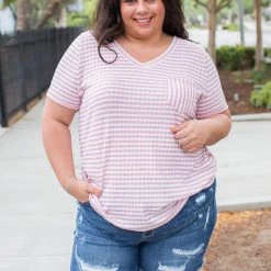 Boutique Simplified Good & Plenty Boyfriend Top