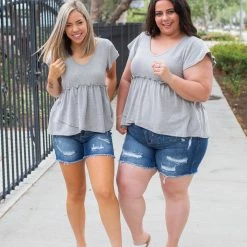 Boutique Simplified Vintage Feels Peplum Top New Arrivals