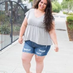 Boutique Simplified Vintage Feels Peplum Top New Arrivals