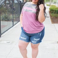 Boutique Simplified Woman Rising Colorblock Top