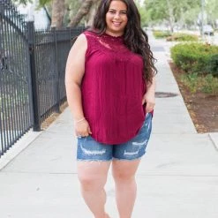 Boutique Simplified New Arrivals Boho Charm Sleeveless Top In Wine 21 Boutique Simplified New Arrivals Boho Charm Sleeveless Top In Wine