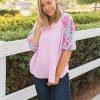 Boutique Simplified New Arrivals Pretty In Pink Raglan