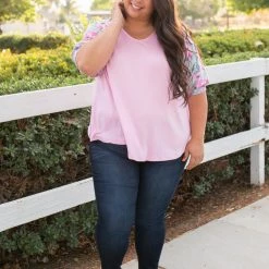 Boutique Simplified New Arrivals Pretty In Pink Raglan