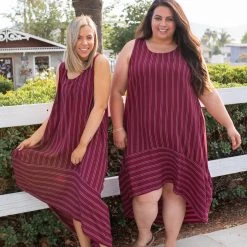 Boutique Simplified Highly Sophisticated Hi-Lo Dress New Arrivals